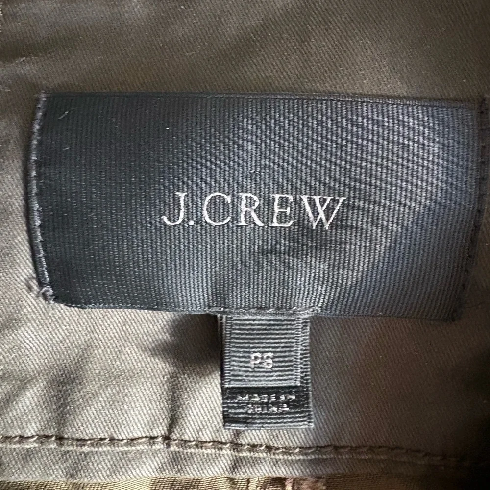 J. Crew Dark Downtown Field Waxed Cotton Utility Jacket